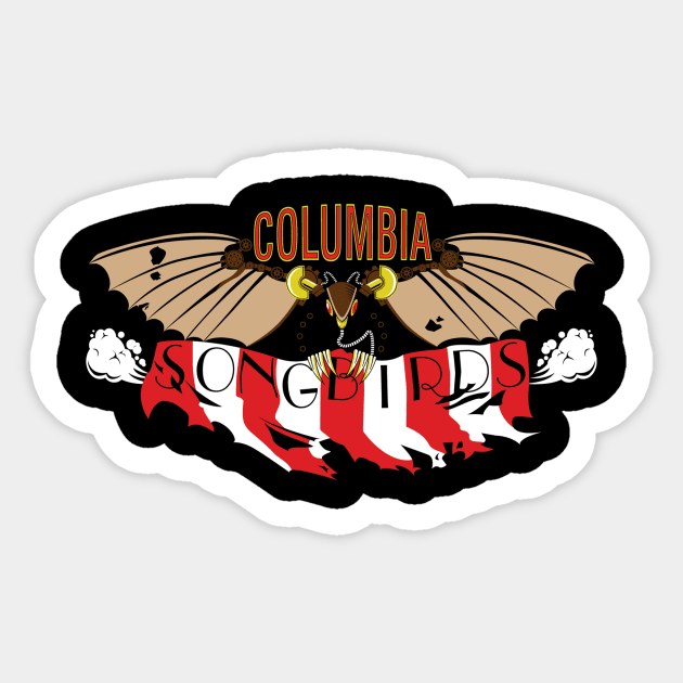 Columbia Songbirds Sticker by Everdream